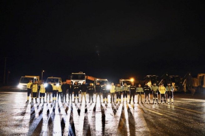 Çeşme’de şiddetli yağışa karşı kesintisiz mücadele