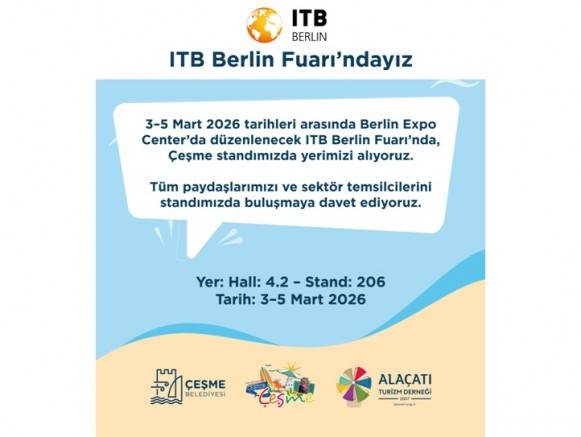Çeşme, ITB Berlin 2026’da dünyaya tanıtılacak