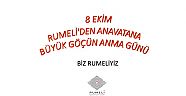 8 EKİM RUMELİ'DEN ANAVATANA BÜYÜK GÖÇÜN ANMA GÜNÜ