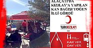 ALAÇATI’DA KIZILAY’A YAPILAN KAN BAĞIŞI YOĞUN İLGİ GÖRDÜ