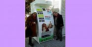 Pet şişeler canlara mama oluyor