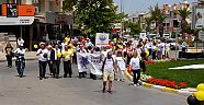 Urla, engelliler için yürüdü